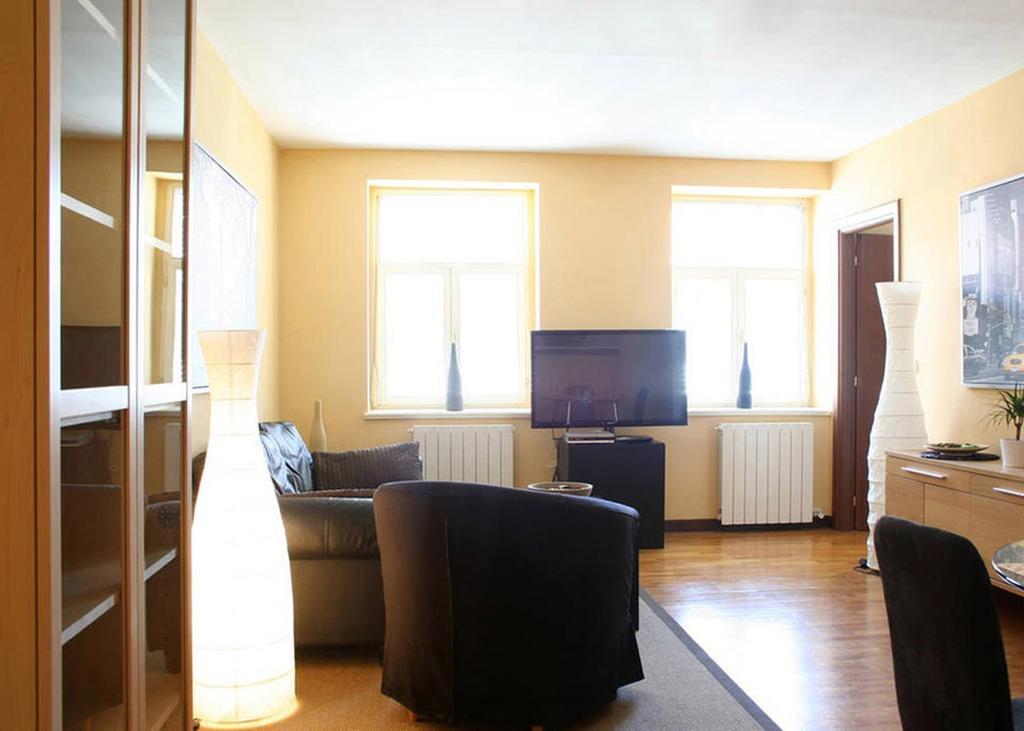Apartment Slezska 58 Praag Kamer foto